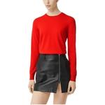 Свитер женский Burberry на резинке, красный - фото 3