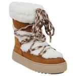 Ltrack Shearling Suede Boots Moon Boot, коричневый - фото 4