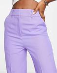 Сиреневые свободные широкие расклешенные брюки ASOS DESIGN - фото 4