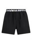 Плавки-шорты с логотипом Dsquared2, черный - фото