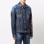 DSQUARED 2 Куртка джинсовая с принтом граффити, Blue - фото 6