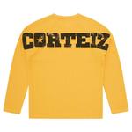 Лонгслив Corteiz Star Raglan Waffle Thermal 'Yellow' - фото 2