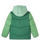 Пуховик с цветными блоками Roarsome, Green - фото 3