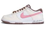 Кроссовки Nike Dunk Skateboarding Shoes Women's Low-top Pink/brown, бежевый - фото