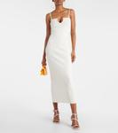 Платье миди la robe sierra bretelles Jacquemus, белый - фото 2