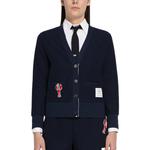 THOM BROWNE FW22 Вязаный свитер Women's Marine Blue - фото 5