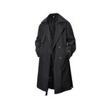 Тренч унисекс BRUMAIRE, Черный тренч + белая рубашка. - фото 6