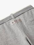 Детские флисовые спортивные штаны Benetton, Grey - фото 3