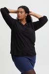 Блузка Fransa Curve COYA, черный - фото 2