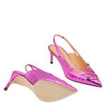 Туфли-лодочки Giannico Fuchsia Amelia 60 Python Slingback - фото 2