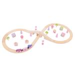 Bigjigs Toys, поезд восьмерка для девочек - фото