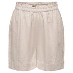 Шорты Only Tokyo Linen Blend High Waist, серый - фото 3