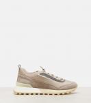 Кроссовки Runner из замши и парусины Brunello Cucinelli, Ice - фото 4