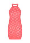 Вязаное платье IZIA Spring Summer, коралл - фото