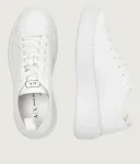 Кожаные кроссовки Armani Exchange, белый - фото 4