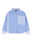 Рубашка с карманом Dkny Kids, синий - фото