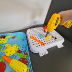 Отвертка, шурупы, дрель, 3D конструктор KRUZZEL - фото 14