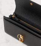 Кошелек Softbit Continental из натуральной кожи Gucci, черный - фото 2