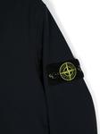 Stone Island Junior куртка с капюшоном и логотипом Compass, синий - фото 3