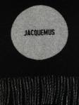 Jacquemus шарф L'Echarpe Rond Carre, черный - фото 2