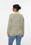 Джемпер Vero Moda Curve VMCTRES, Birch/Off-White - фото 3