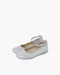 Балетки Gilda для девочек с жемчужным блеском Pisamonas, серебрянный - фото 4