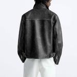 Куртка мужская черная Zara, черный - фото 4