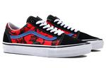 Кроссовки Vans Old Skool Krooked By Natas For Ray Black Red Blue - фото
