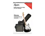 Squier Sonic Stratocaster Pack - черный с грифом из клена - фото 2