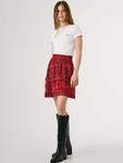 Мини юбка Pepe Jeans Mariona, Red/Dark red - фото 3
