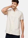 Рубашка с коротким рукавом Indicode, бежевый - фото
