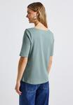Футболка Street One Basic T-shirt, Blau/Blue - фото 3