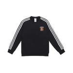 Свитшот мужской с 3 полосками Adidas, черный - фото