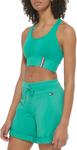 Шорты Tommy Hilfiger Roll Tab с вышитым флагом, Sea Green - фото 3