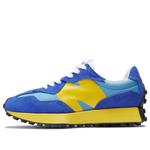 Кроссовки 327 New Balance, синий - фото