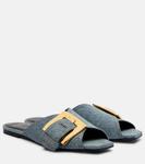 Антем деним слайды Balmain, 6ff Bleu Jean - фото