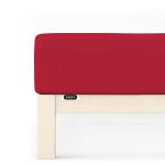 Простыня из джерси Schlafgut, красный - фото