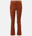 Замшевые леггинсы JP Twenty Stouls, Sumac - фото