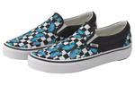 Кроссовки classic slip-on 'butterfly checkerboard' Vans, синий - фото 4