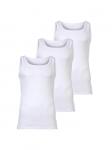 Майка Bugatti Unterhemd 3er Pack, белый - фото