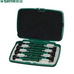 SATA 09315 Набор микроотверток в форме цветка, 7 предметов - фото