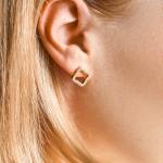 Серьги Fiona Chic Burker, золото - фото 2