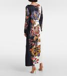 Платье макси с цветочным принтом Farm Rio, Maxi Floral Off-White - фото 3