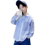 Детская повседневная рубашка EASTERN CAMEL, синий - фото 3