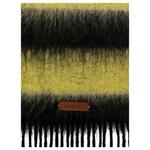 MARNI Логотип бахромчатый шарф, Lime Green - фото 4