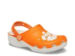 Сабо College Clemson Classic Clog Crocs, белый - фото