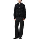 Джинсовая куртка мужская черная Louis Vuitton, черный - фото 2