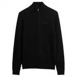 Свитер Superdry Essential Embroidered half zip, черный - фото 3