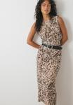 Платье NA-KD Shift dress, Leopard/Mottled Brown - фото