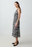 Повседневное платье ROUND NECK SLEEVELESS ZEBRA PATTERNED MIDI Jimmy Key, черный - фото 5